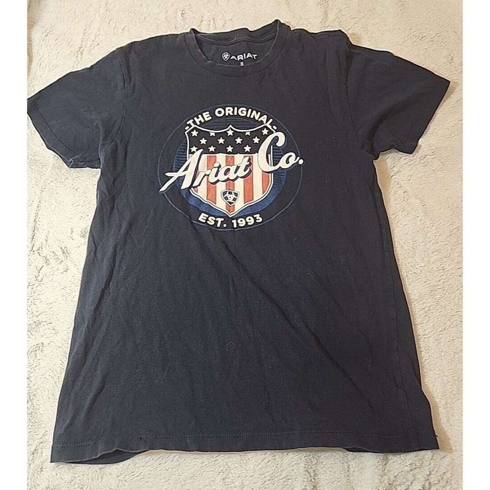 Ariat Co. The Original Est. 1993 Patriot SS Patriotic Tee T-shirt‎ Mens Small